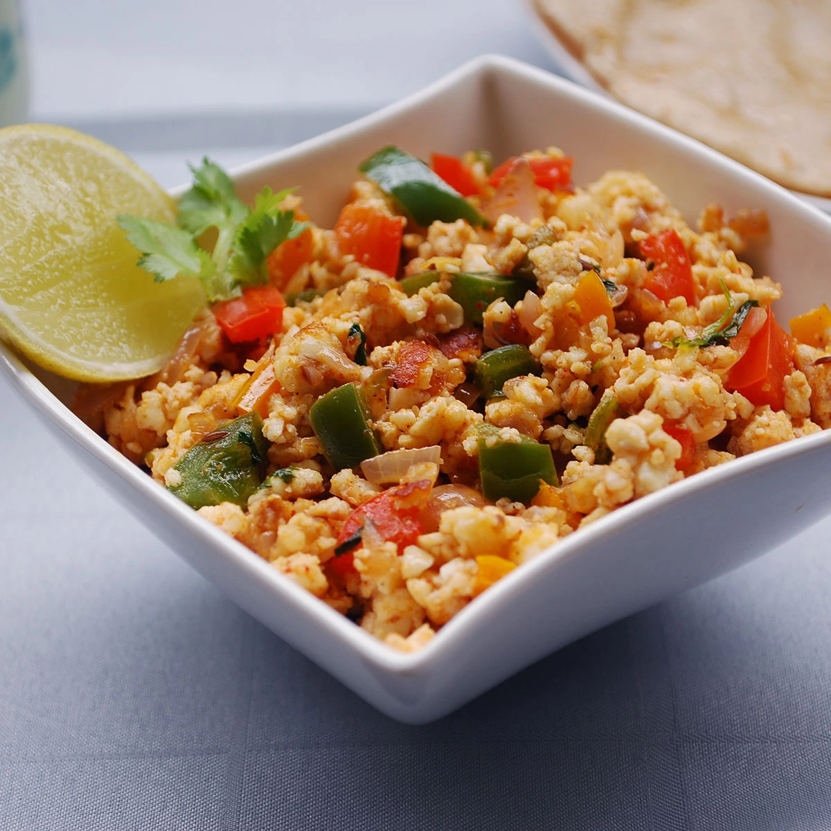 Paneer and Vegetable Bhurji